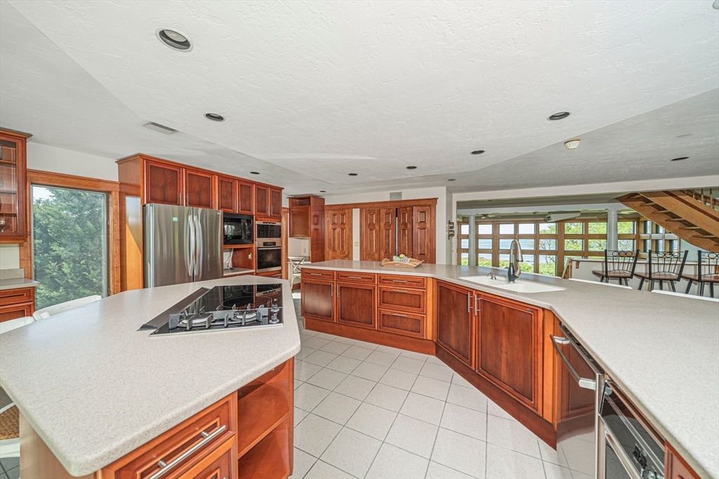 Interior, Kitchen, Recessed Lighting, Stainless Steel Appliances