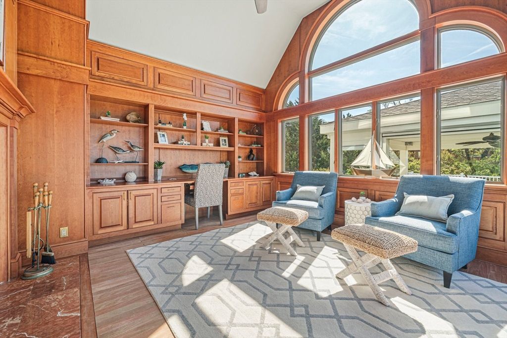 Home Office, Interior, Wood Texture Flooring