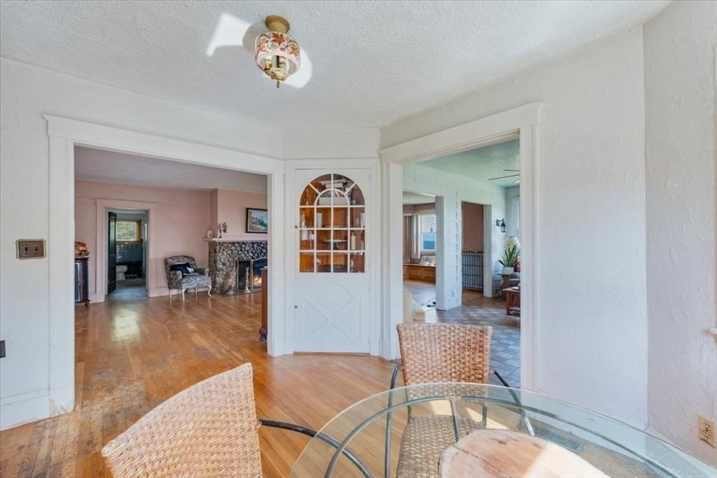 Fireplace, Interior, Wood Texture Flooring
