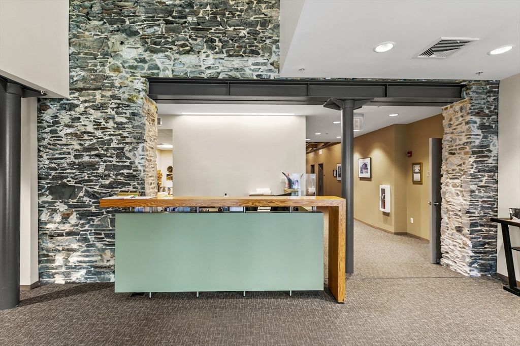 Interior, Recessed Lighting, Stone Walls