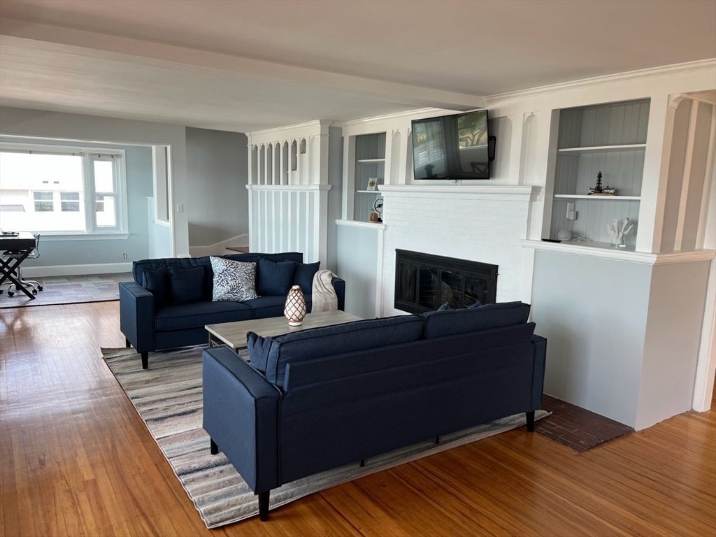Fireplace, Interior, Living room, Wood Texture Flooring