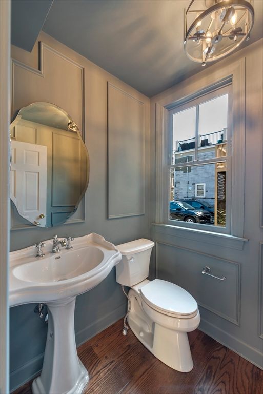 Bathroom, Interior, Wood Texture Flooring