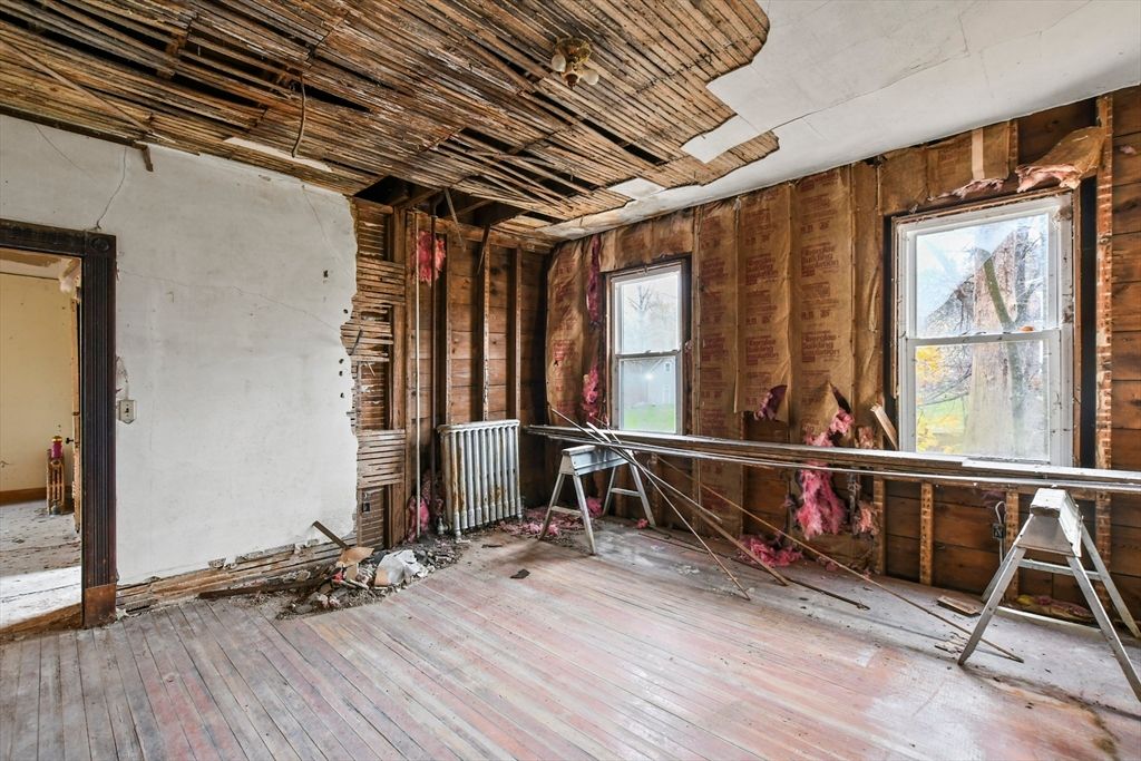 Empty room, Interior, Wood Texture Flooring, Wooden Walls