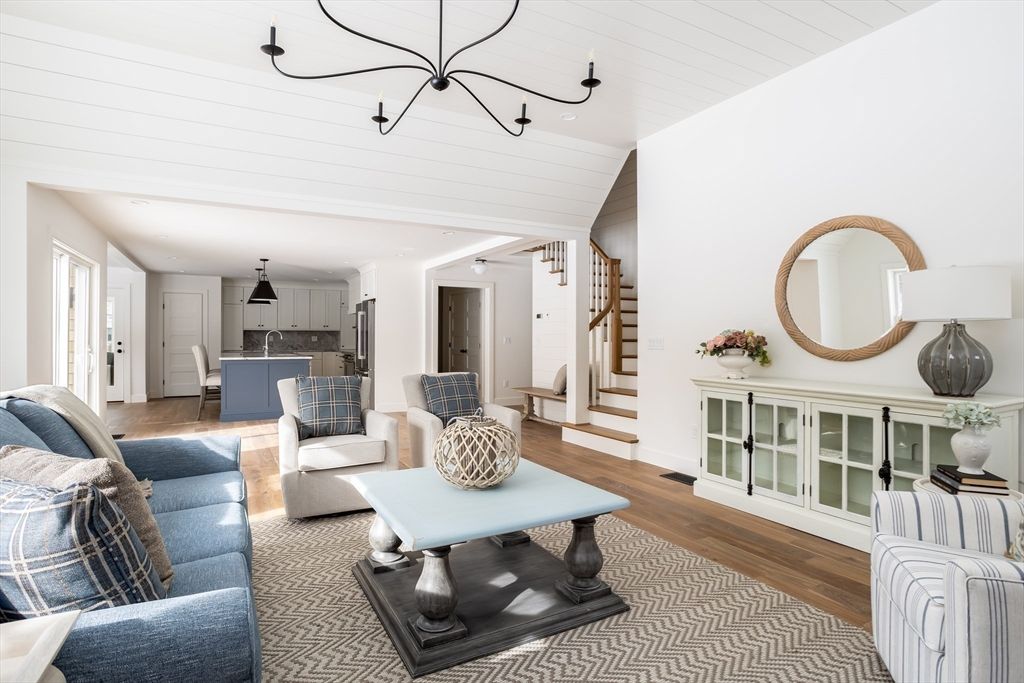 Interior, Kitchen, Living room, Wood Texture Flooring