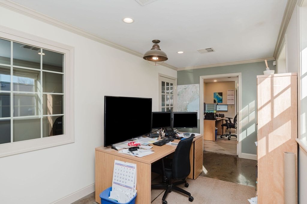 Home Office, Interior, Recessed Lighting