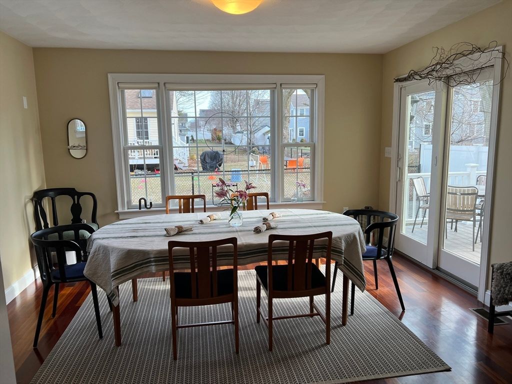 Dining room, Interior, Wood Texture Flooring