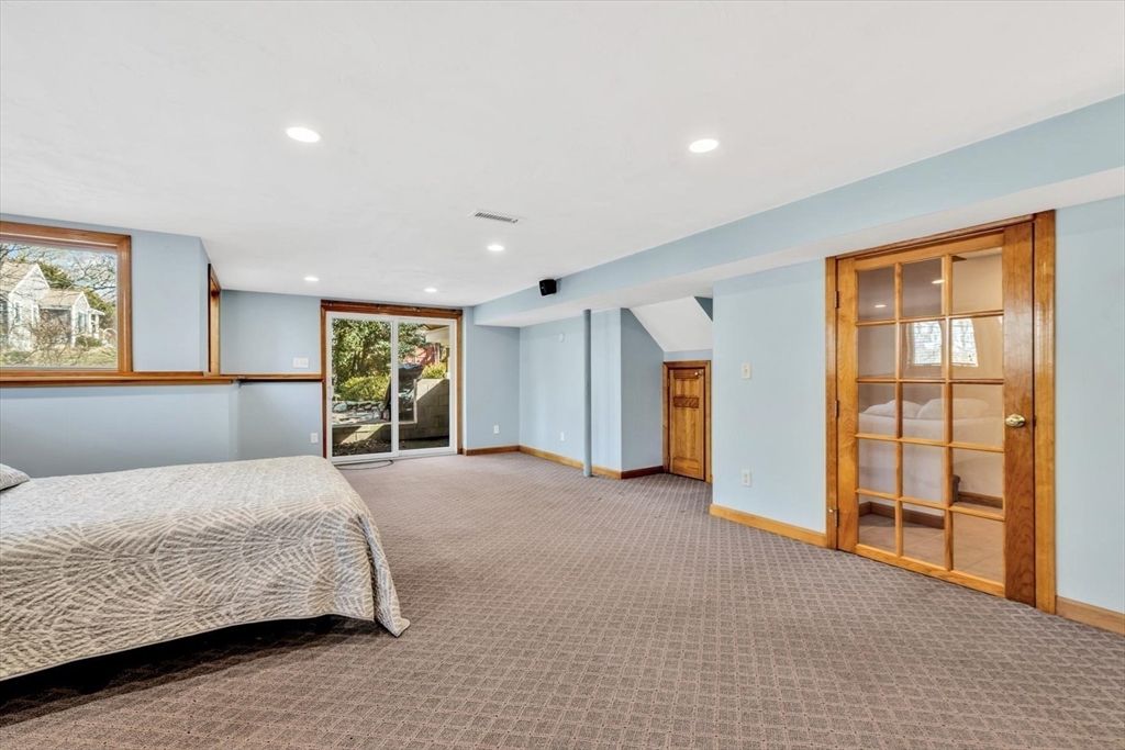 Bedroom, Interior, Recessed Lighting