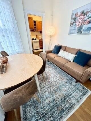 Dining room, Interior, Kitchen, Living room, Wood Texture Flooring