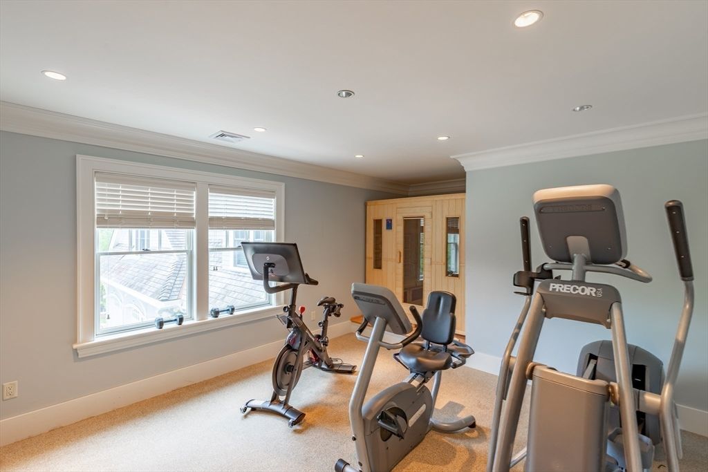 Fitness Equipment, Interior, Recessed Lighting