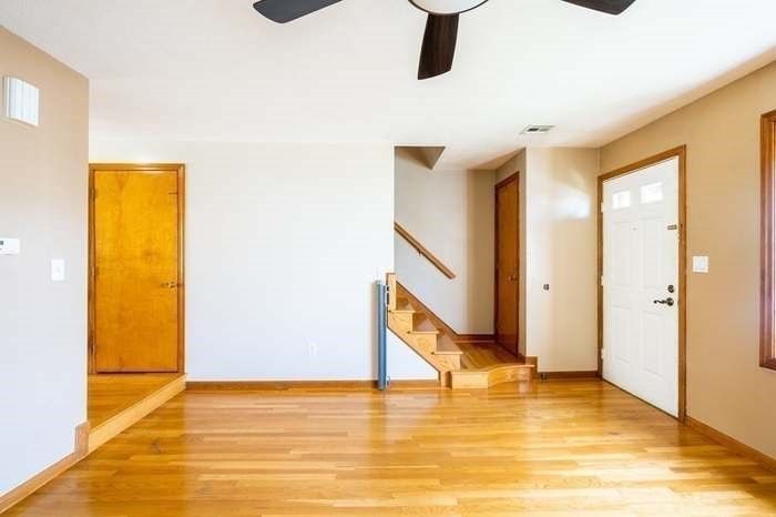 Empty room, Interior, Wood Texture Flooring