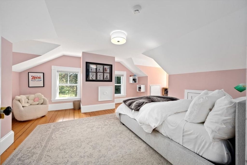 Bedroom, Interior, Wood Texture Flooring