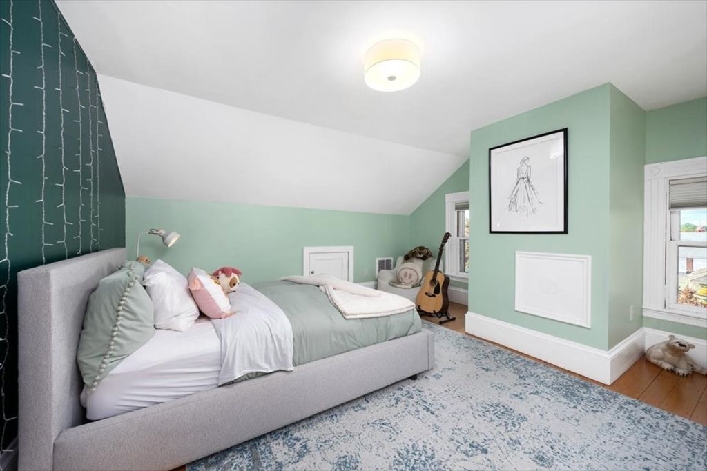 Bedroom, Interior, Wood Texture Flooring