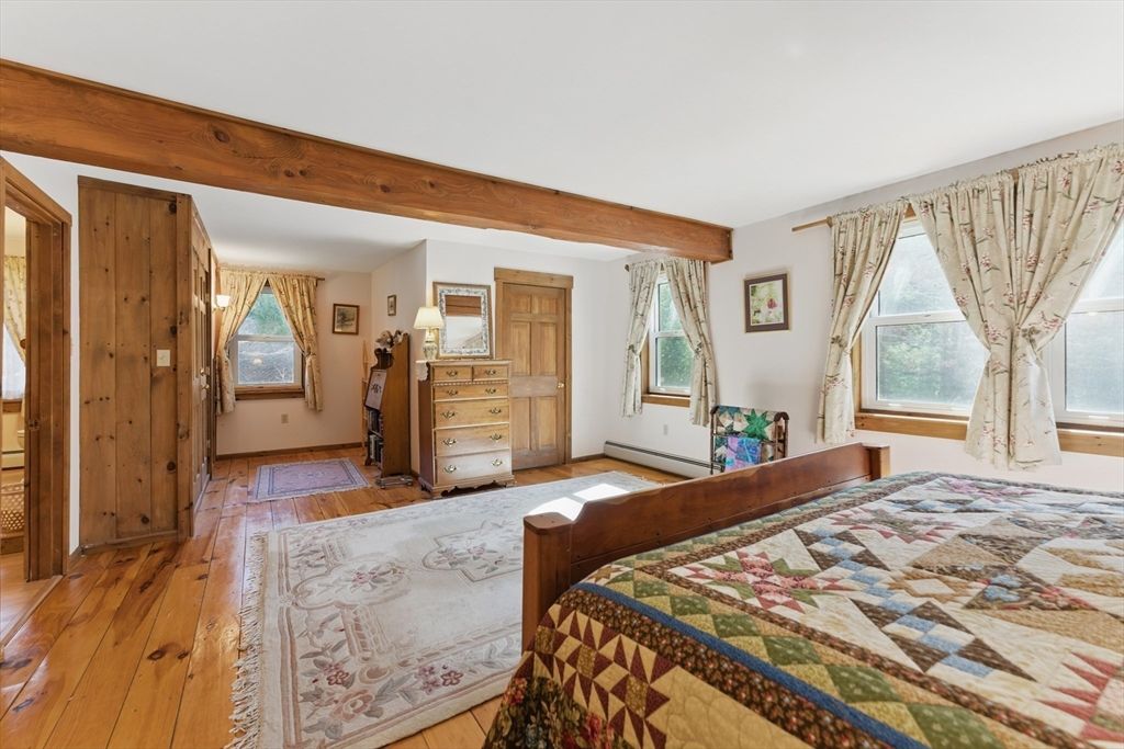 Bedroom, Interior, Wooden Beams, Wood Texture Flooring