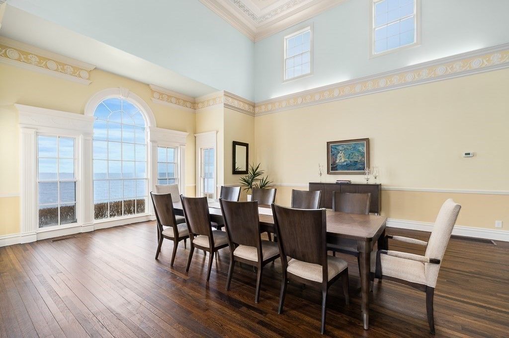 Dining room, Interior, Water, Wood Texture Flooring