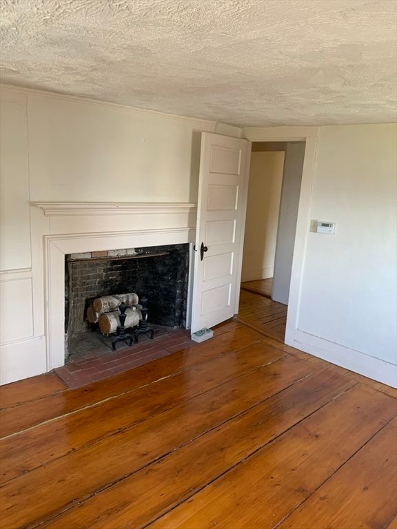 Fireplace, Interior, Wood Texture Flooring