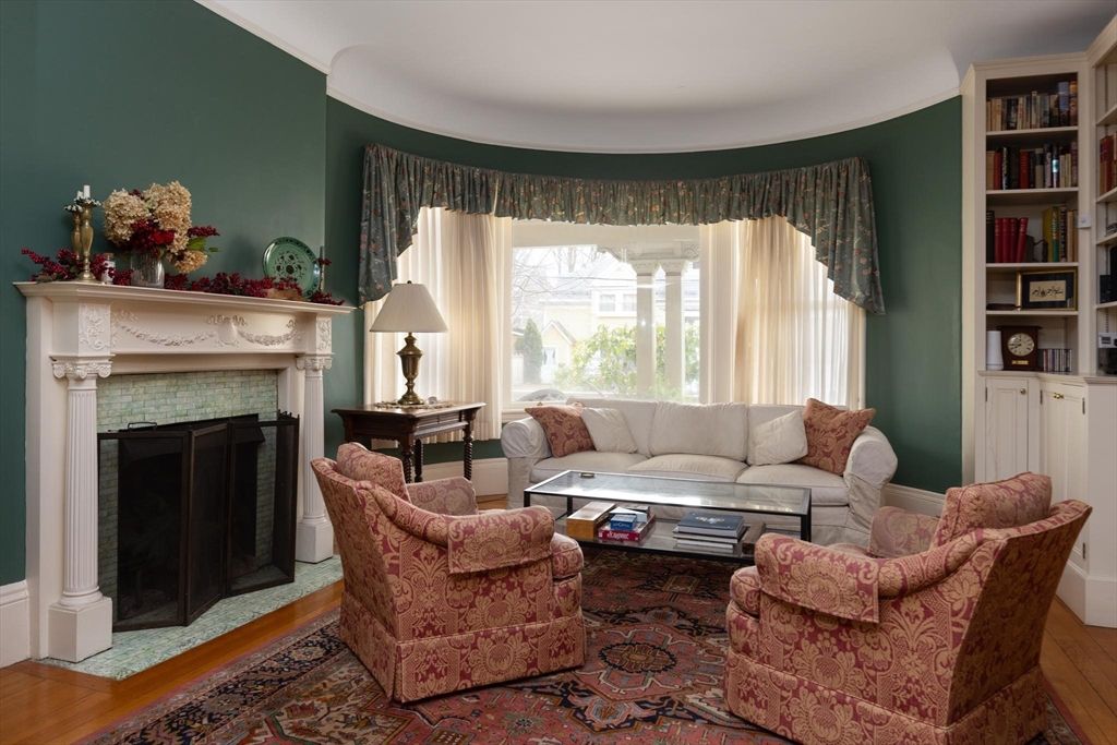 Fireplace, Interior, Living room, Wood Texture Flooring