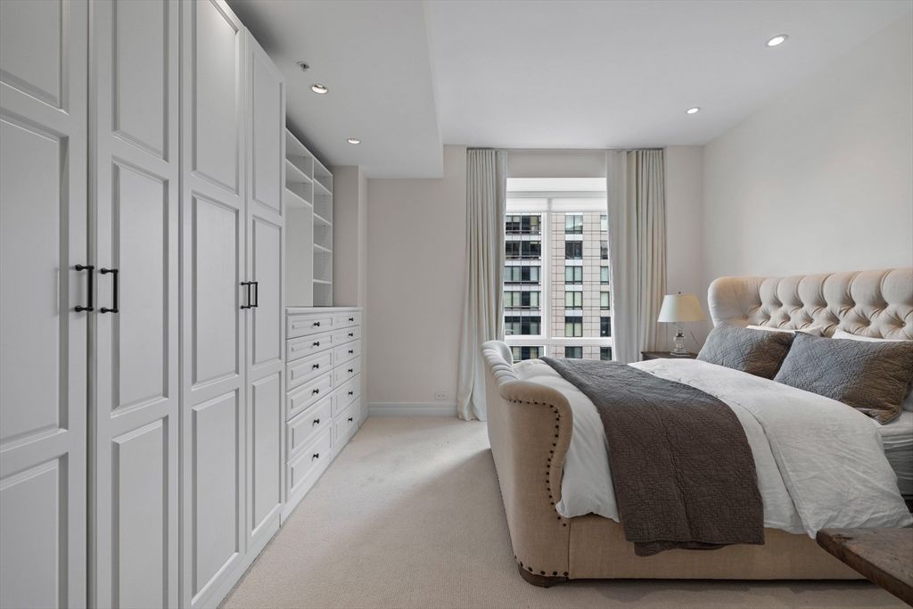 Bedroom, Interior, Recessed Lighting