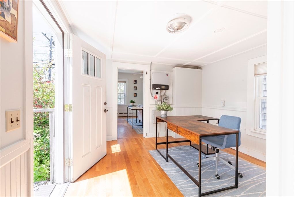 Home Office, Interior, Wood Texture Flooring