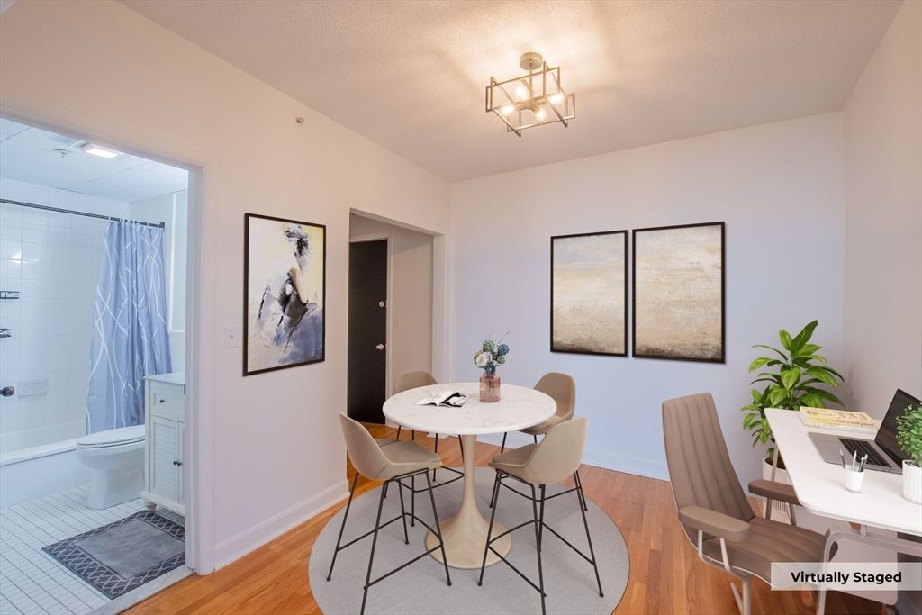 Dining room, Interior, Wood Texture Flooring