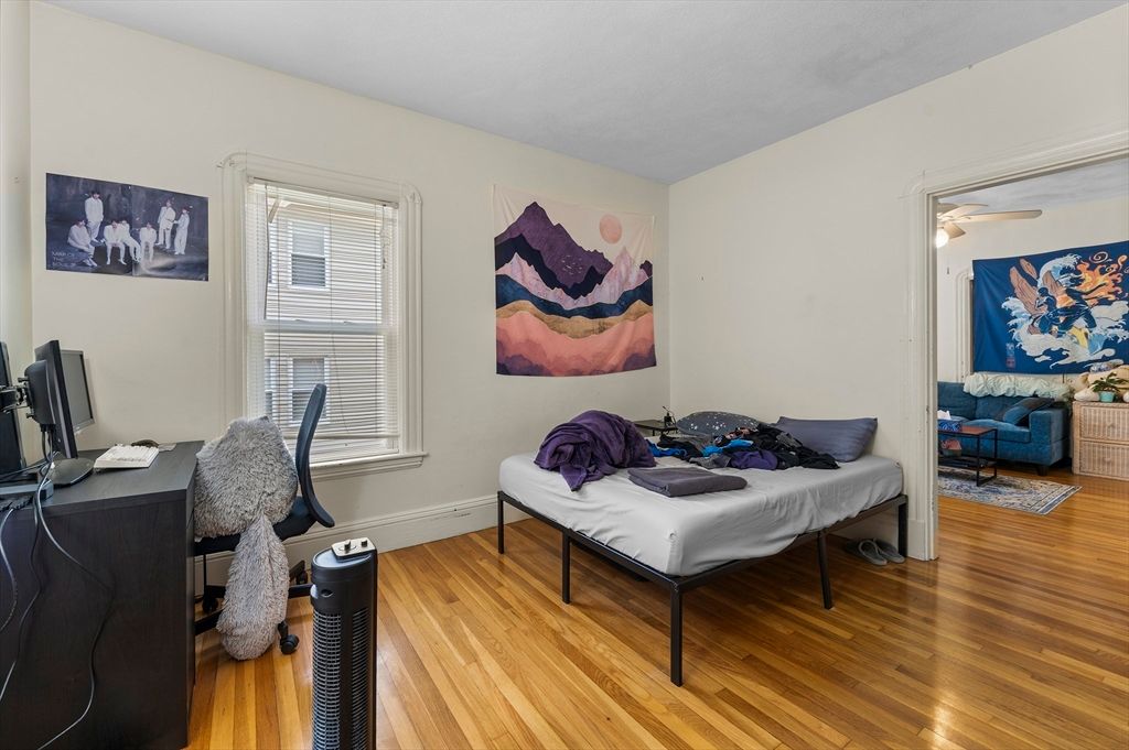 Bedroom, Home Office, Interior, Wood Texture Flooring