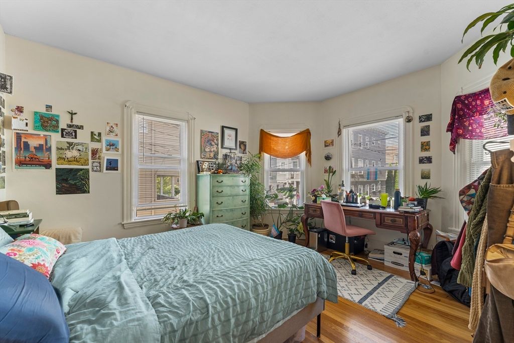 Bedroom, Home Office, Interior, Wood Texture Flooring