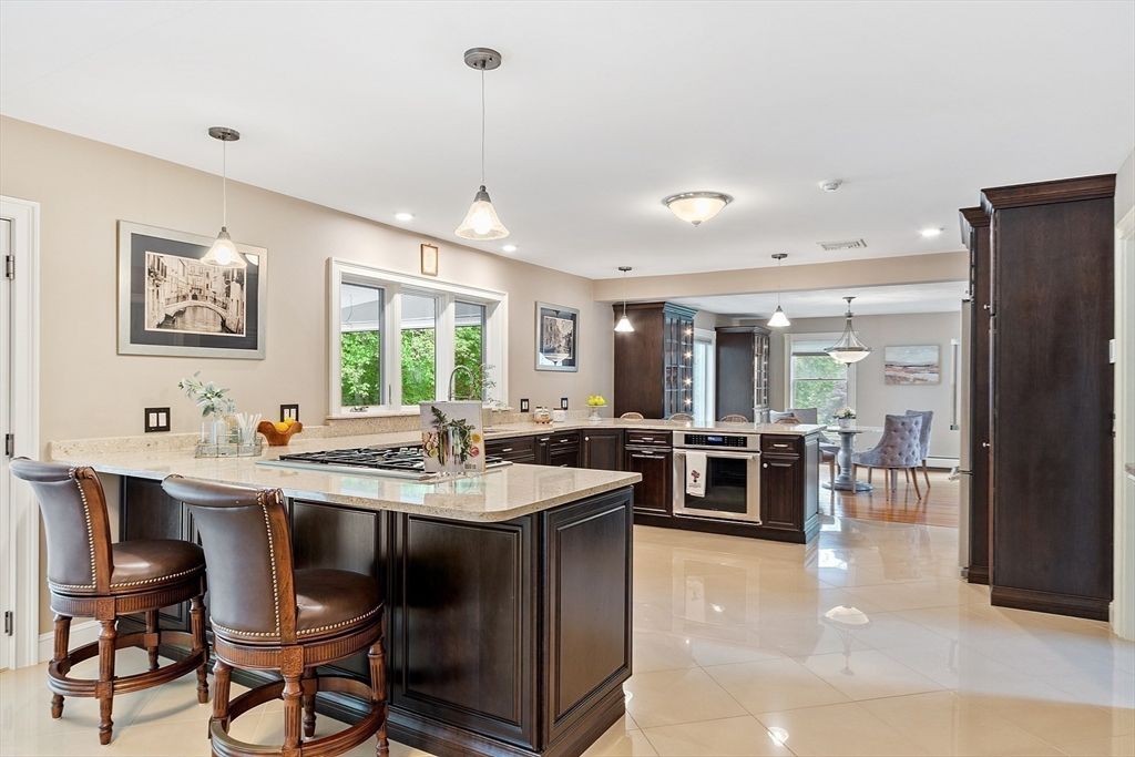Dining room, Interior, Kitchen, Pendant Lights, Recessed Lighting