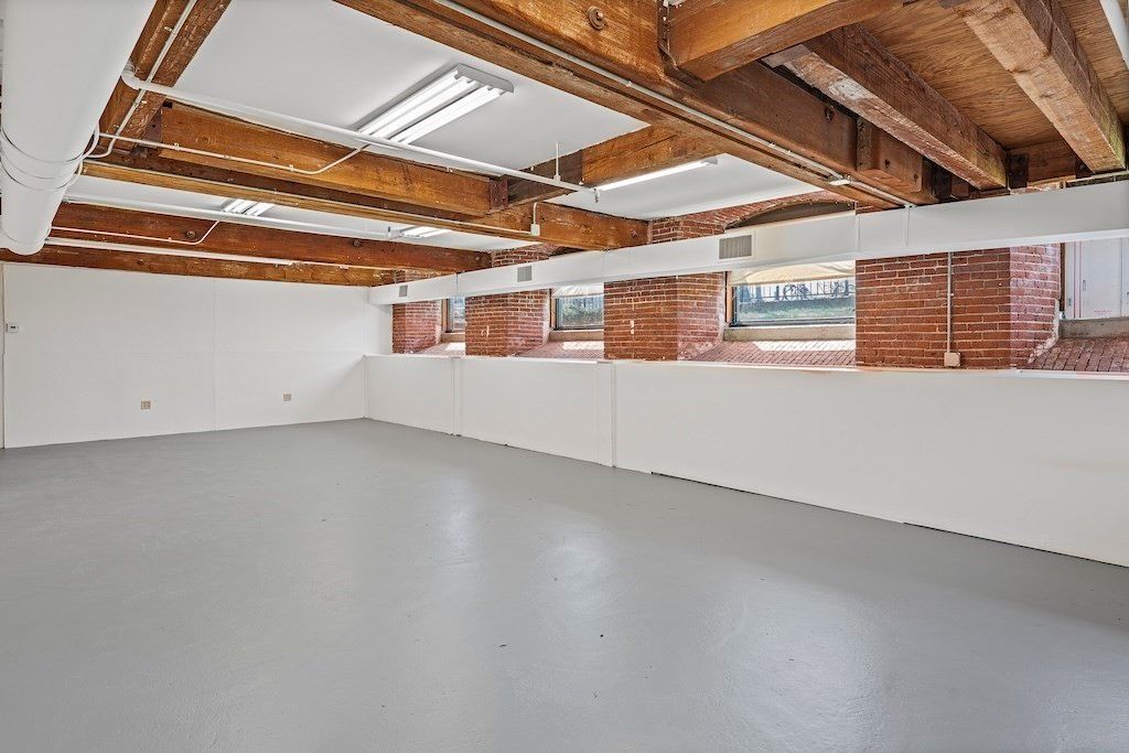Garage, Interior, Stone Walls, Wooden Beams, Wooden Ceilings