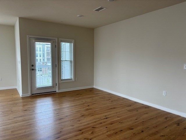 Empty room, Interior, Wood Texture Flooring
