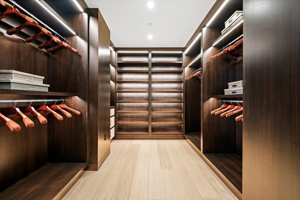 Interior, Recessed Lighting, Walk-in Closets, Wood Texture Flooring