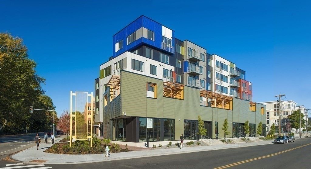 Exterior, Facade, Condo Building