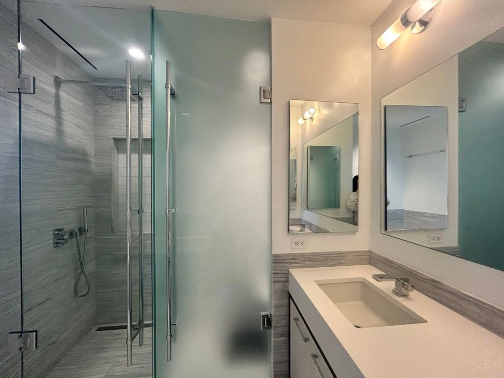 Bathroom, Dual Sink Vanities, Glass Shower, Interior