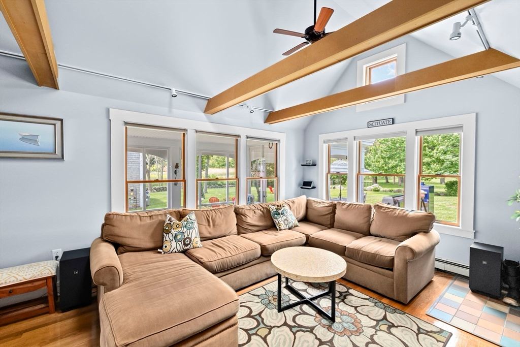 Interior, Living room, Wooden Beams, Wood Texture Flooring