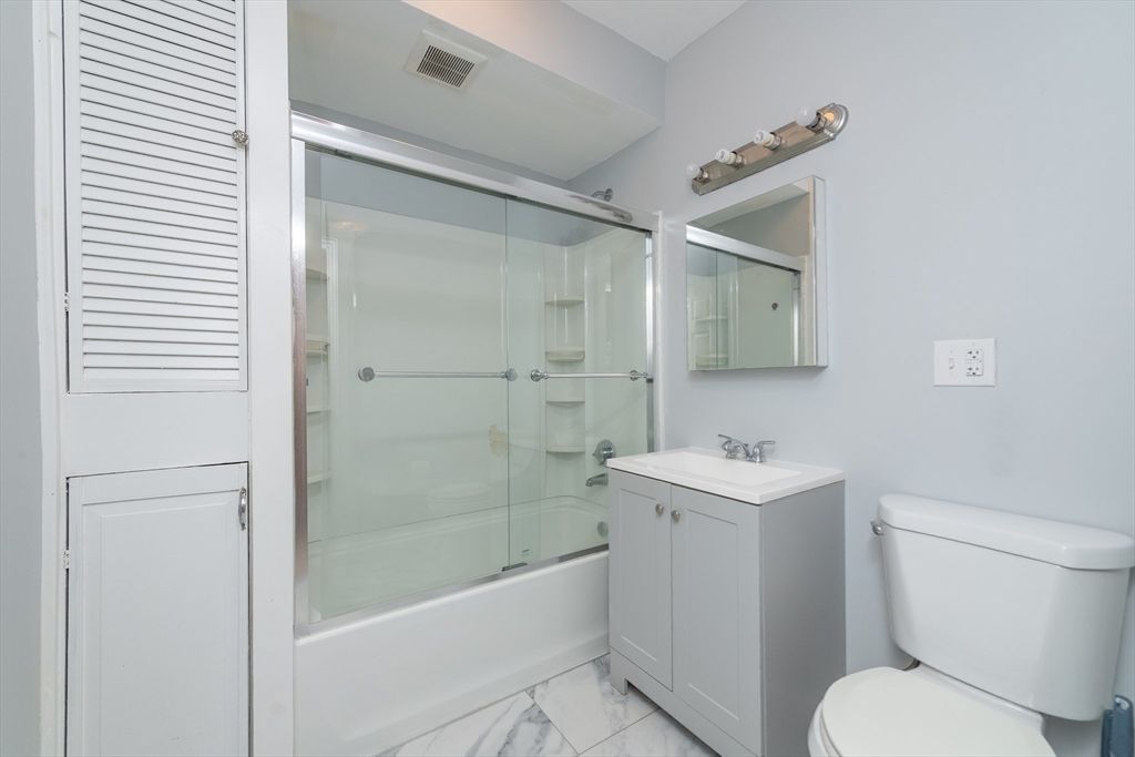 Bathroom, Glass Shower, Interior, Marble