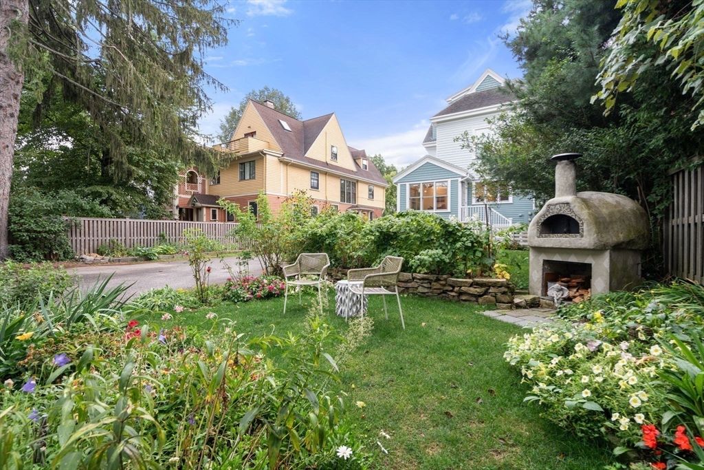 Backyard, Exterior, Fireplace