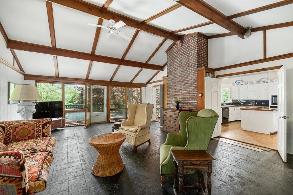 Fireplace, Interior, Kitchen, Living room, Stone Walls, Wooden Beams, Wood Texture Flooring