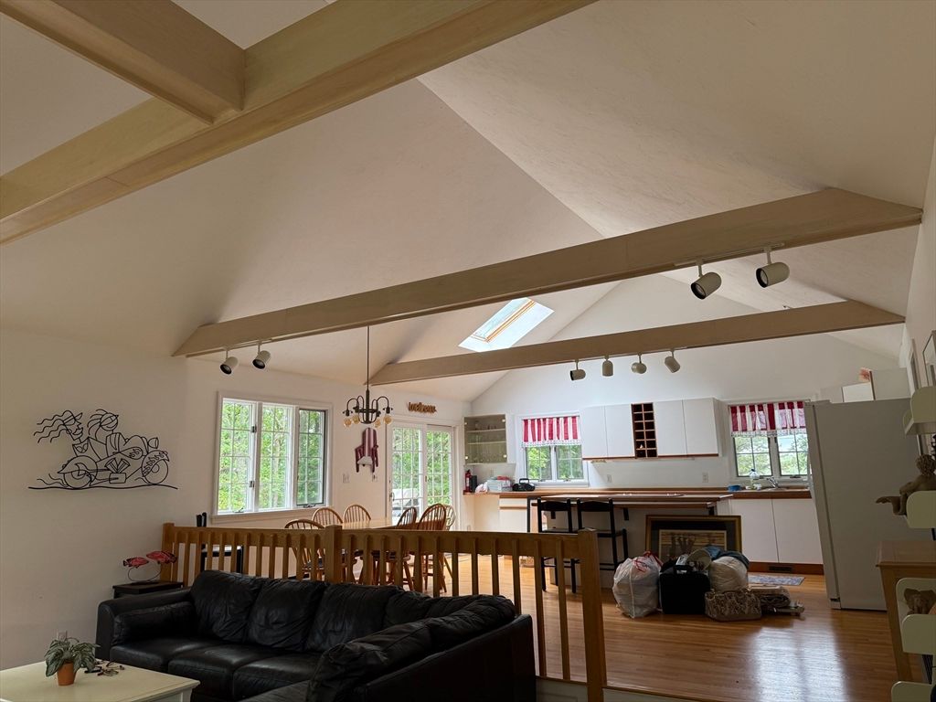 Interior, Pendant Lights, Wooden Beams, Wood Texture Flooring