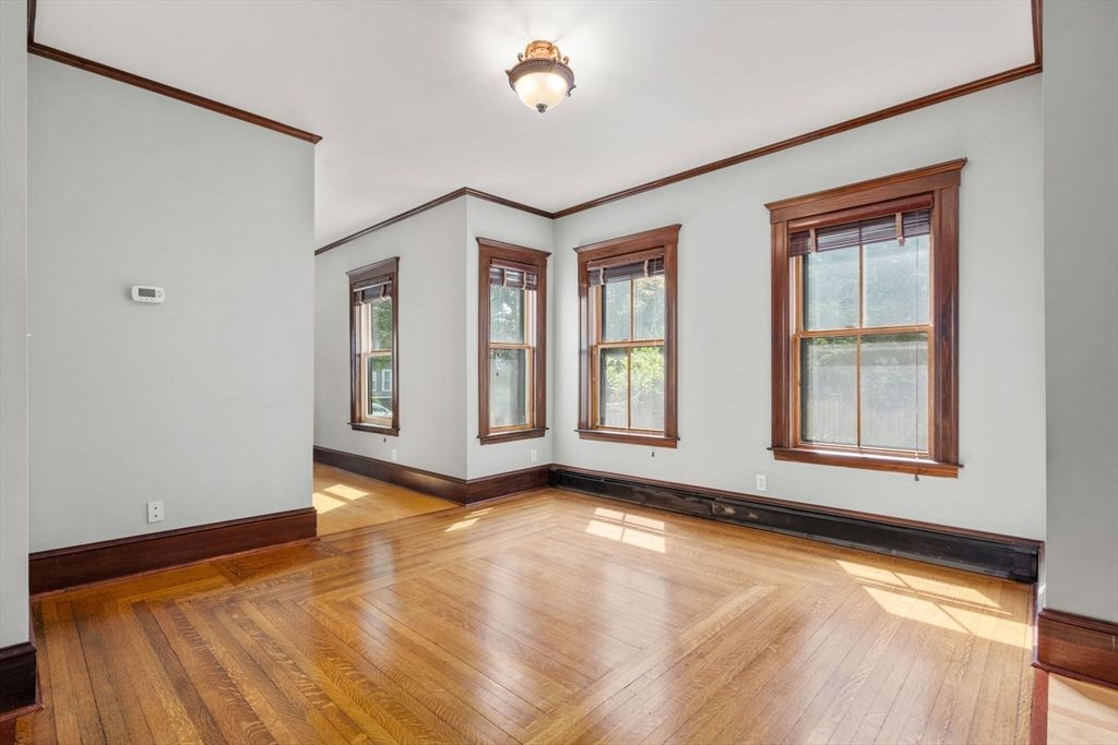 Empty room, Interior, Wood Texture Flooring