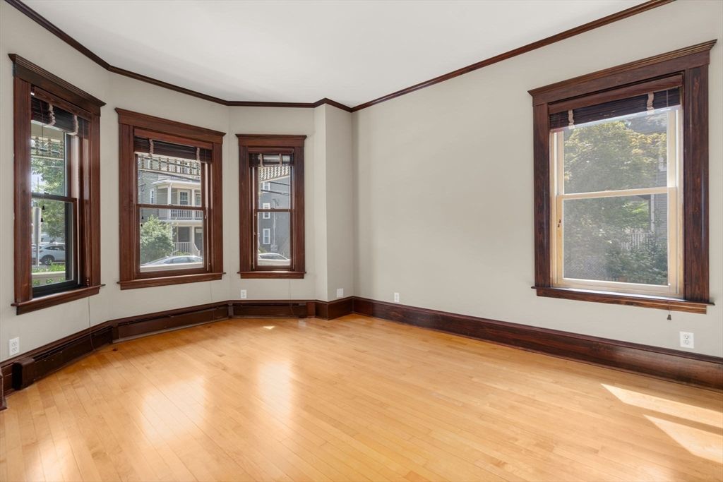 Empty room, Interior, Wood Texture Flooring