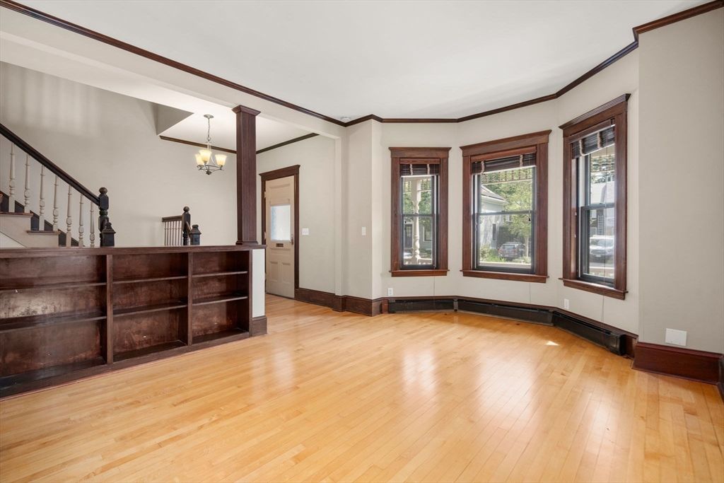 Chandelier, Interior, Wood Texture Flooring