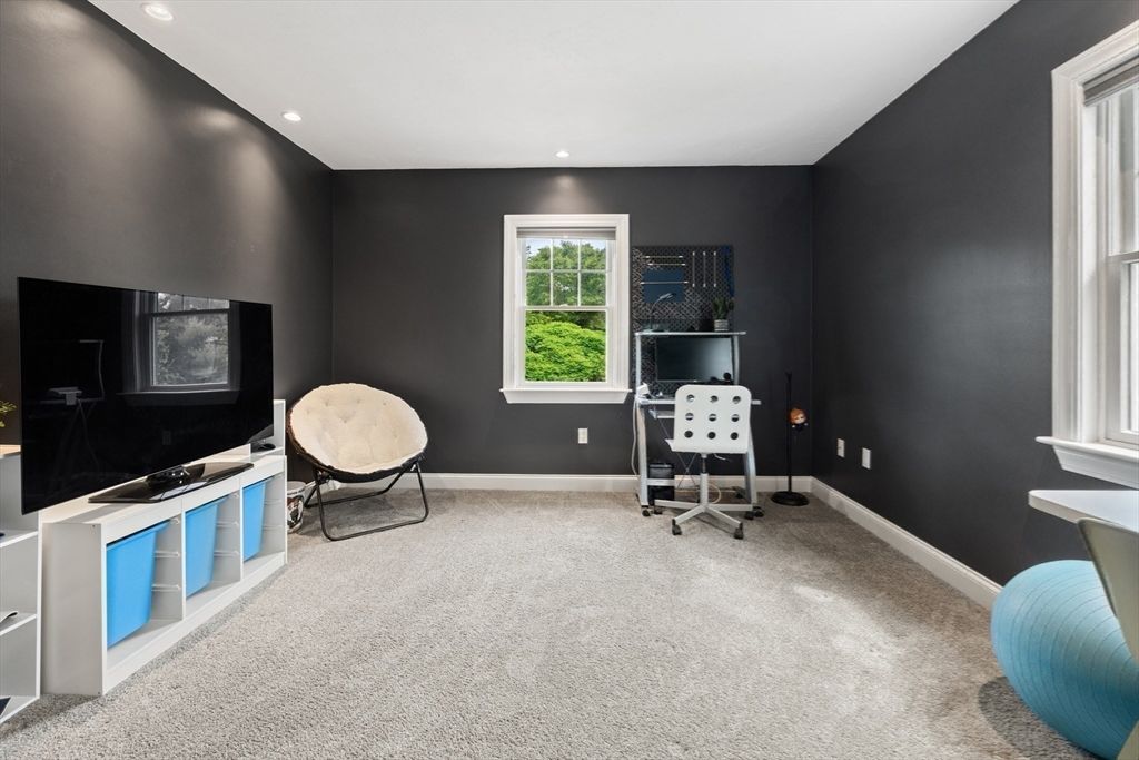 Home Office, Interior, Recessed Lighting