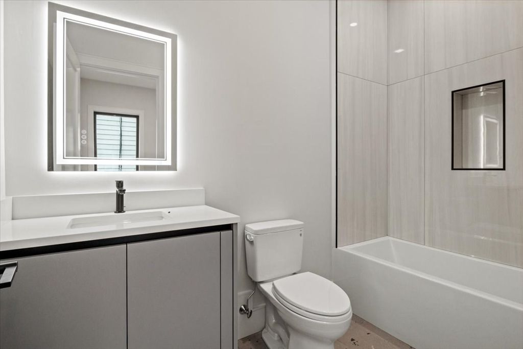 Bathroom, Glass Shower, Interior