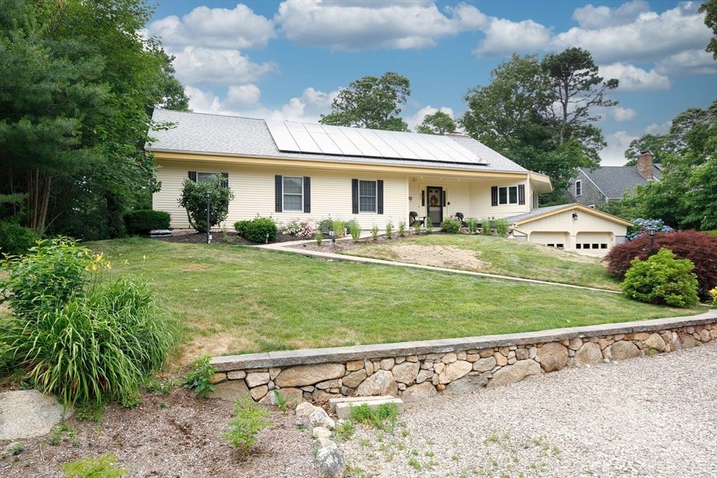 Backyard, Exterior, Facade, Solar Panels, Cape Cod