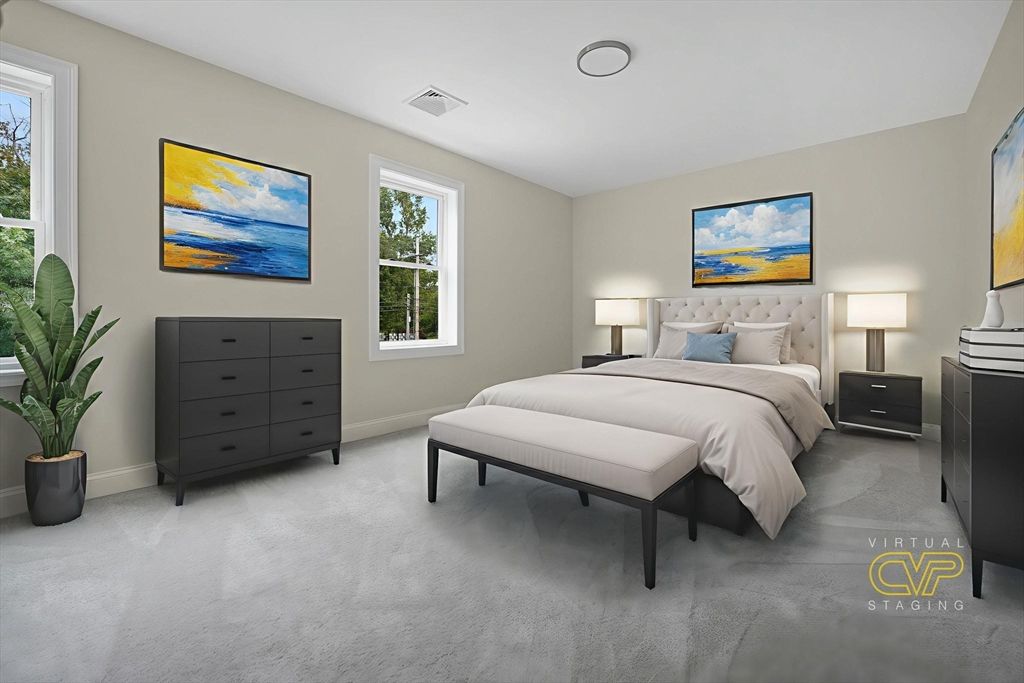 Bedroom, Interior, Recessed Lighting