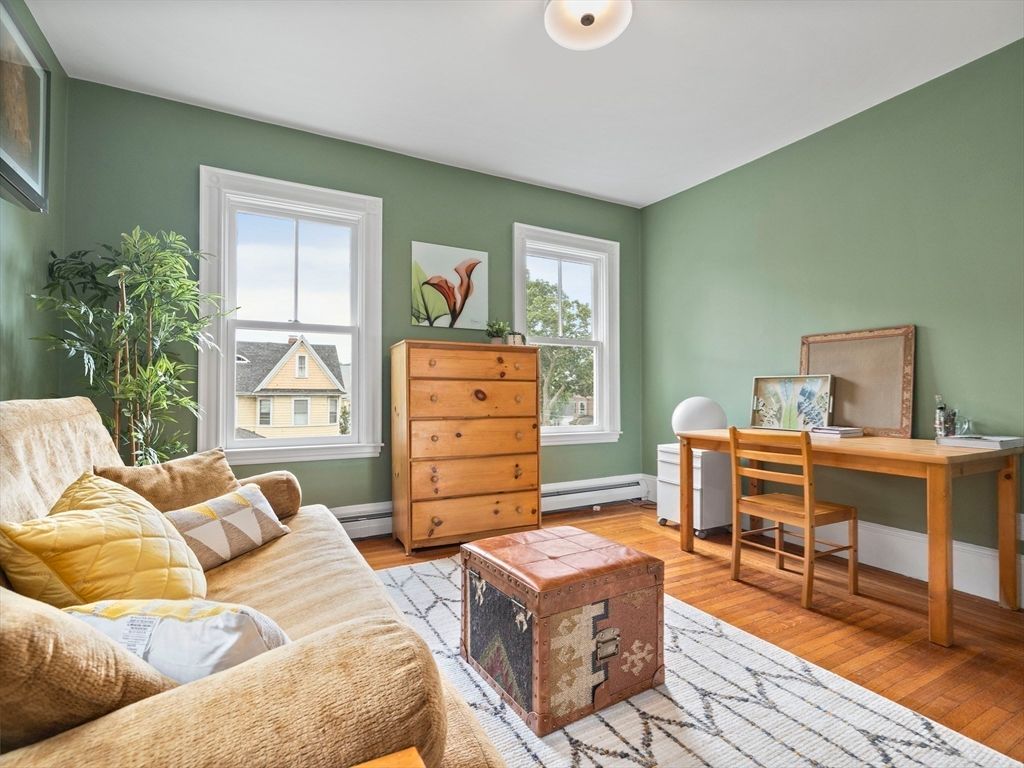 Home Office, Interior, Wood Texture Flooring