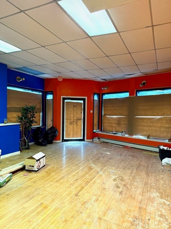 Empty room, Interior, Wood Texture Flooring