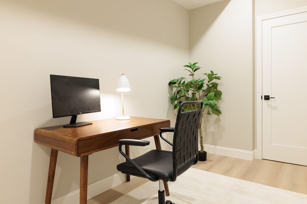 Home Office, Interior, Wood Texture Flooring