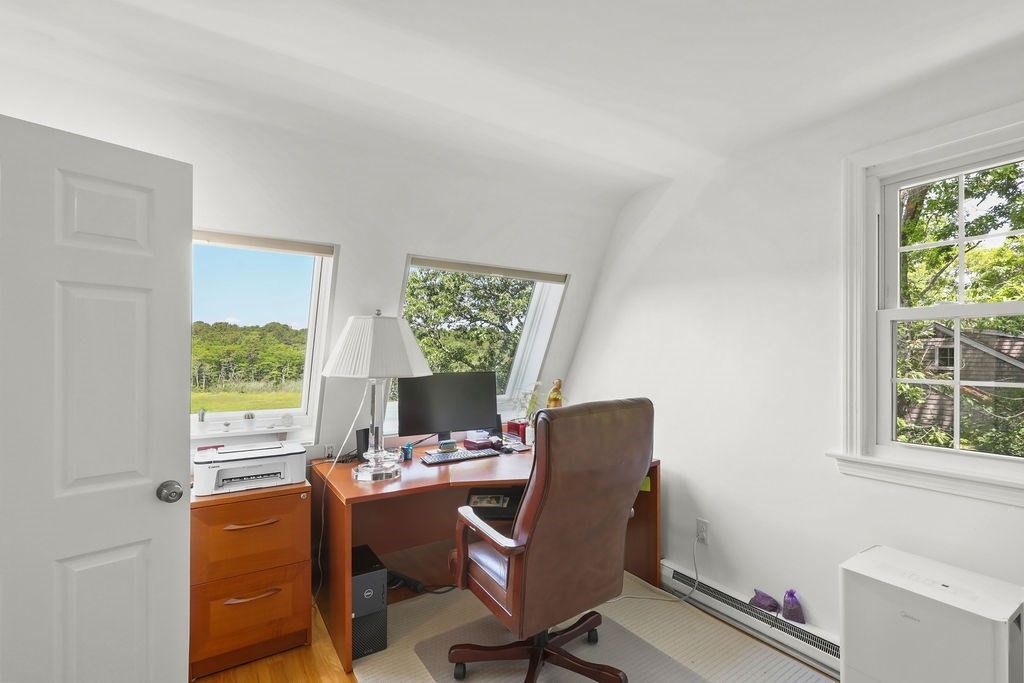 Home Office, Interior, Wood Texture Flooring