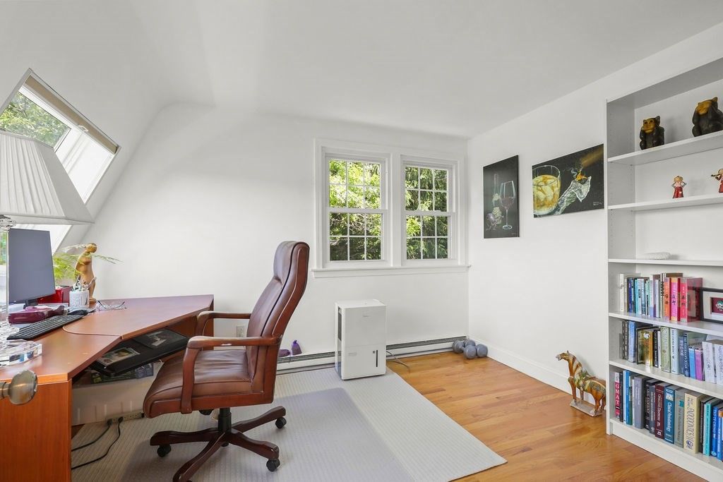 Home Office, Interior, Wood Texture Flooring