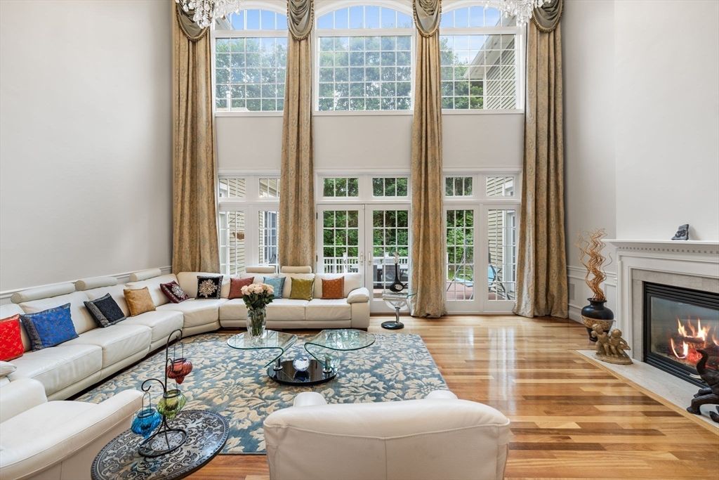 Fireplace, Interior, Living room, Wood Texture Flooring