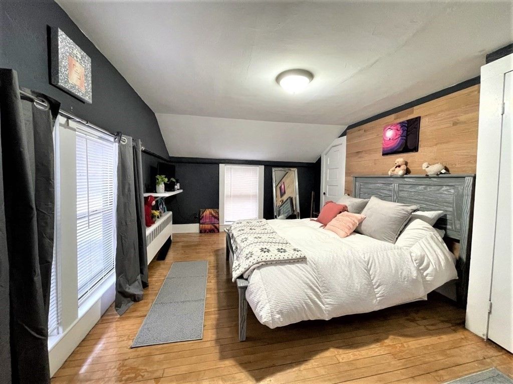 Bedroom, Interior, Wood Texture Flooring, Wooden Walls